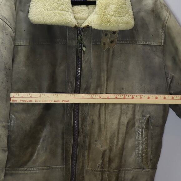 Vintage Afghan Shearling Jacket Snow Leopard Store Kabul AFG - Picture 4 of 7